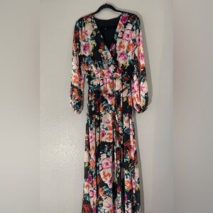Marina-Size 12- Long sleeve Floral dress